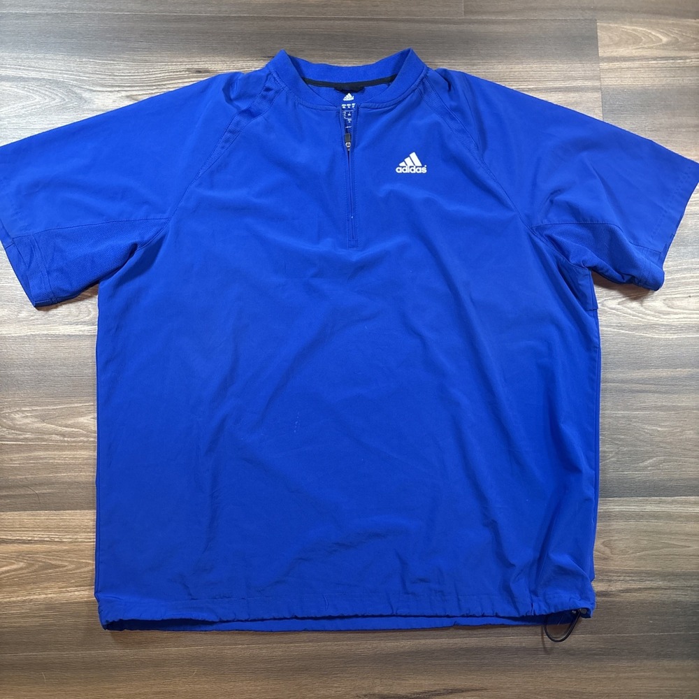Adidas Men's Short Sleeve 1/4 Zip Performance Size XL